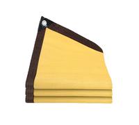 Telo ombreggiante beige 90% a rete per giardino, patio e pergola, grande, 5 x 15 m, traspirante, perfetto per proteggere dal sole all'aperto