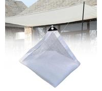 Telo ombreggiante bianco 50% rete di protezione solare ad alta densità HDPE resistente ai raggi UV occhielli inclusi, perfetto per giardino, serra, fienile, uso esterno o cuccia per cani (3 x 4 m)