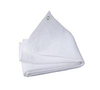 Telo ombreggiante bianco 80% - HDPE, rete ombreggiante resistente ai raggi UV, per piante, fiori e patio, diverse dimensioni da 1 x 2 m a 2 x 4 m