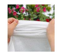 Telo Ombreggiante Bianco Al 30% con Occhielli, Rete Ombreggiante per Serre, Bâche en Maille Antistrappo, Rete Resistente Ai Raggi UV per Serre Giardino Patio Piante Fiori Polli Carport(4x5.0 m(13x16.5