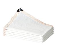 Telo Ombreggiante Bianco al 75% - Rete Ombreggiante Lavabile Resistente al Sole, Panno Ombreggiante per Esterni Patio Orto Pergolato(4.0x9.0 m(13x30 ft))