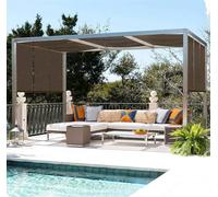 Telo ombreggiante bianco per serre e pergola, impermeabile, 2 x 2 m, rettangolare, resistente al calore, 4 x 5 m, telo protettivo per esterni