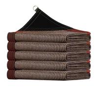 Telo Ombreggiante con Occhielli,Rete Ombreggiante per Esterni 3x5m,HDPE 90% Protezione UV Rete Parasole Traspirante per Terrazzo,Giardino,Serra - Effetto Raffreddamento per Estate(Brown,2x7m)