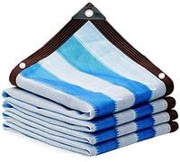 Telo Ombreggiante con Protezione Uv Al 90% per Serra, Patio E Balcone - Rete A Maglie Rinforzata con Motivo Mimetico Blu/Bianco per Fiori