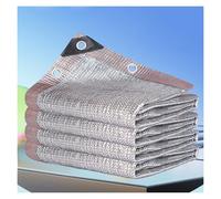 Telo ombreggiante, copertura parasole, 80% rete di protezione solare per serre, fienili e terrazzi, telone a rete resistente con occhielli,