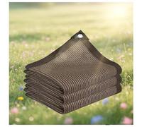 Telo ombreggiante da 2 x 3 m, protezione UV al 95%, con occhielli, ideale per pergolati, terrazze, serre, pollame, colore marrone, 5 x 6 m