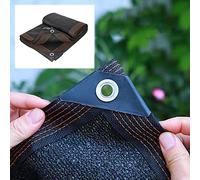 Telo Ombreggiante Da Esterno con Occhielli 4X10 M Nero, Telo A Rete Parasole per Giardino, Serra, Patio, Piante, Balcone, Vela per La Privacy