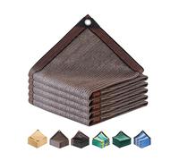 Telo ombreggiante da esterno con occhielli in rete traspirante per giardino, patio, gazebo, 2 x 4 m, ideale per serre e spazi esterni