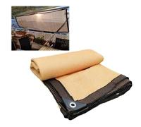 Telo ombreggiante da giardino di alta qualità, 7,6 x 9,1 m, resistente ai raggi UV, con occhielli rinforzati, per esterni, balcone, patio e cortile, protezione delle piante dalla luce solare