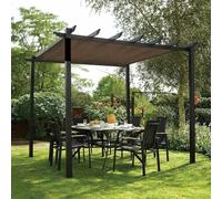 Telo ombreggiante da giardino, piccola serra, rete traspirante, resistente agli strappi, bordo rinforzato resistente agli strappi per giardino, serra, patio, rete per la privacy, marrone, 4 x 5 m