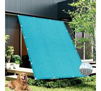 Telo Ombreggiante di Protezione Solare 120 x 280 cm, Traspirante HDPE Protezione Uv, Antistrappo, Vela Ombreggiante, Telo Parasole per Giardino, Terrazzo, Balcone, Patio, Blu Cielo