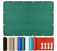 Telo Ombreggiante di Protezione Solare 200 x 280 cm, Traspirante HDPE Protezione Uv, Antistrappo, Vele Parasole, Tenda a Vela per Esterno, Giardino, Terrazzo, Balcone, Verde Scuro