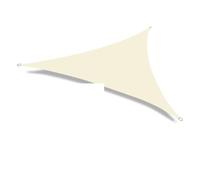 Telo Ombreggiante Esterno Tende parasole triangolare impermeabile, protezione UV al 98%, for strutture e attività all'aperto, da campeggio for cortile(BEIGE with 24P Kits,3.6X3.6X3.6M)