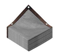 Telo ombreggiante grigio al 95% in tessuto resistente, con occhielli rinforzati, per protezione solare esterna, serra, patio, piante, pomodori, pollaio, 4 x 12 m