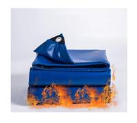 Telo Ombreggiante Ignifugo E Resistente, Saldabile Con Occhielli E Bordi Rinforzati, Telo Impermeabile E Resistente Agli Strappi, Per Mobili Da Giardino/campeggio/nautica(Blu,3x6m/9.8x19.7ft)
