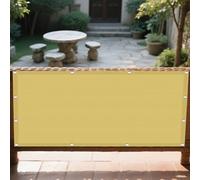 Telo Ombreggiante Impermeabile 240 x 276 cm Anti UV Corde di Supporto Tende per Pergolato Impermeabile, con Corde di Supporto per Serre Carport Piscine Cortili, Color Crema