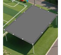 Telo Ombreggiante Impermeabile 35 x 550 cm Antivento/Protezione UV Panno Ombreggiante Vela Protezione Raggi UV per Giardino/Pergola/Serra/Balcone/Cortile, Grigio Chiaro