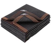 Telo Ombreggiante Impermeabile 3x4 Traspirante Tenda Ombreggiante Esterno 90% Protezione UV Occhielli Telo Ombreggiante Con Occhielli per Giardino, Serra, Fienile Esterno, Tetti,black-6x7m