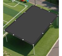 Telo Ombreggiante Impermeabile 40 x 350 cm Antivento/Protezione UV Panno Ombreggiante Vela Protezione Raggi UV per Giardino/Pergola/Serra/Balcone/Cortile, Grigio Scuro