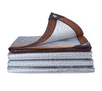 Telo ombreggiante in alluminio resistente ai raggi UV al 99% - Telo parasole per piante - Diverse dimensioni: 2 x 2 m, 3 x 5 m, 3 x 6 m, 4 x 5 m, 4 x 6 m, 5 x 5 m, 6 x 6 m, protezione esterna