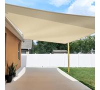 Telo ombreggiante in rete beige per serra, 2x4m Rete ombreggiante rettangolare con occhielli per giardino, piante, pergola, copertura auto, con tasso di ombreggiatura del 70% 2m x 3m,2m x 4mPoliestere