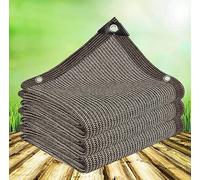 Telo ombreggiante marrone, 5 x 7 m, anti-strappo, in rete, protezione UV per esterni, patio, pergola, parasole per la privacy e il raffreddamento del cortile
