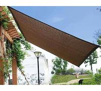 Telo Ombreggiante Marrone con Occhielli, Giardino Pergola Rete Ombreggiante Ombra 90% Protezione Solare Rete Parasole Con Occhielli Balcone, Giardino, Rete Antigrandine,brown-2x3m