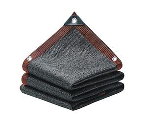 Telo Ombreggiante Nero A Rete Da 90X90 Cm con Occhielli, Resistente Ai Raggi UV, Ideale per Giardino, Serra, Patio, Fienile, Canile, per Proteggere Dal Sole.
