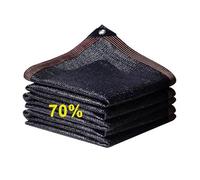 Telo ombreggiante Nero di Alta qualità per Piante e Fiori - Rete Parasole con Occhielli - Rete per Esterni Ideale per patii, Serre, coltivazioni di pomodori e Giardini - Disponibile nelle Mi