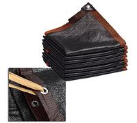 Telo ombreggiante nero per balcone PrivacySun Block rete protezione UV copertura per piante 1 x 1 m a 5 x 8 m dimensioni 85% tasso di ombreggiatura ideale per uso esterno