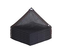 Telo ombreggiante nero, vela ombreggiante per esterni, rete ombreggiante con protezione UV, tettoia impermeabile con occhielli, per cortile, giardino, patio, prato, piscina (5×8 m/16,4×26,2 piedi)