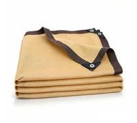 Telo Ombreggiante Occhiellato 110 x 710 cm 85% Resistente Ai Raggi UV Tessuto Ombreggiante con Occhielli per Giardino Pergola Serra Pollaio Piante da Patio, Giallo