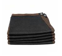 Telo Ombreggiante Occhiellato 250 x 520 cm 85% Resistente Ai Raggi UV Vela Ombreggiante per Giardino con Occhielli per Giardino Pergola Piante da Patio Serra Pollaio, Nero