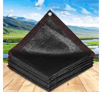 Telo Ombreggiante Occhiellato 2x2 2x10 Tenda A Vela per Esterno Rete Telo Ombra Tessuto Ombra Anti-UV 90% Tela Ombreggiante Vela Parasole per Esterno Giardino Terrazzo Balcone,black-4x4m