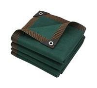 Telo Ombreggiante Occhiellato 330 x 550 cm Protezione Solare, Resistente Ai Raggi UV Telo Coprente Traspirante Panno Ombreggiante per Piante Serra Fienile Canile, Verde Scuro