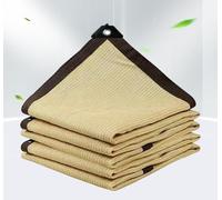 Telo Ombreggiante Occhiellato 3x3 3x6 Traspirante Tenda Ombreggiante Esterno Teli Ombreggianti da Terrazzo 90% Protezione UV Antistrappo per Giardino Esterno Terrazza Tetto,beige-2x5m