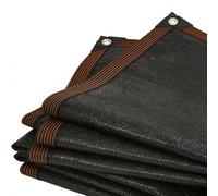 Telo Ombreggiante Occhiellato 440 x 800 cm Protezione Solare, Resistente Ai Raggi UV Telo Coprente Traspirante Rete da Ombreggiatura per Colture Serre Esterno Giardino, Nero