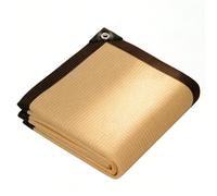 Telo Ombreggiante Occhiellato 450 x 650 cm Protezione Solare, Resistente Ai Raggi UV Telo Coprente Traspirante Panno Ombreggiante per Piante Serra Fienile Canile, Color Crema