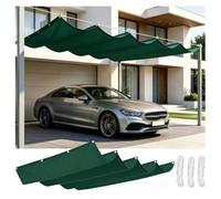 Telo Ombreggiante Ondulato 300x700cm Impermeabile per Pergola Verde | Ideale per ampie aree esterne, protegge dal sole e si ripone facilmente dopo l'uso.