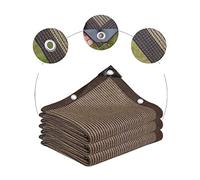 Telo ombreggiante per esterni, protezione UV al 90% e resistente agli strappi, telone in rete con occhielli per serra, balcone, posto auto coperto, soluzione solare estiva 2 x 10 m