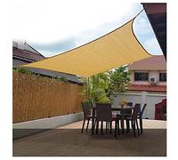 Telo ombreggiante per patio, resistente agli strappi, telone in rete elasticizzata per giardino, tenda parasole, vela beige, 1 x 5,5 m, ideale per riporre giardini botanici all'aperto, protezione UV