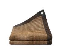 Telo ombreggiante per piante, 2 x 5 m, protezione solare 70-90% con occhielli, facile da appendere, rete parasole per esterni, giardino, pergola, patio