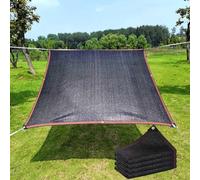 Telo ombreggiante per piante con protezione UV 80% di alta qualità, traspirante, nero, 1 x 2 m, 3 x 4 m, 8 x 14 m, ideale per serre, pollai e pomodori