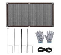 Telo Ombreggiante per Piante con Protezione UV | Copertura a rete parasole con occhielli | Telo parasole ombreggiante per esterni | Ideale Per Patio, Portico, Deck, Balcone, Cortile, Giardino, Canile,