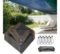 Telo Ombreggiante per Pollaio, Protezione UV al 90%, Telo A Rete da Giardino con Occhielli, Ideale per Serra, Patio, Piante E Come Copertura Parasole. Black 9x29 FT