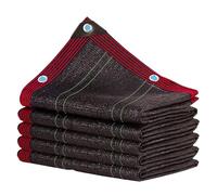 Telo ombreggiante per serre, 80% nero, telone a rete da giardino e rete ombreggiante, 7,6 x 9,1 m, per protezione delle piante, copertura ombreggiante ideale per verdure e piante