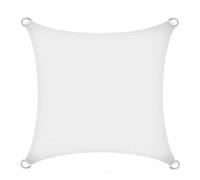 Telo Ombreggiante Quadrato 5 X 5 M Bianco HDPE