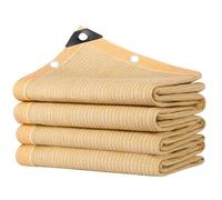 Telo ombreggiante resistente ai raggi UV, per balcone, privacy, serre e patio, rete con occhielli per esterni, per piante, cortile, piscina e posto auto coperto (4 x 6 m)