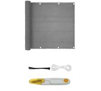 Telo Ombreggiante Resistente Traspirante Tessuto A Maglie Anti UV Con Occhielli For Schermo Privacy Balcone Ringhiere Esterno Appartamento Giardino Terrazza Protezione(0.9 * 3m)