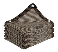 Telo Ombreggiante, Rete Ombreggiante Marrone, Telo Ombreggiante Con Occhielli, Telo in Rete per Esterni per Patio Pergolato Veranda Serra Giardino Cortile(13x23ft)